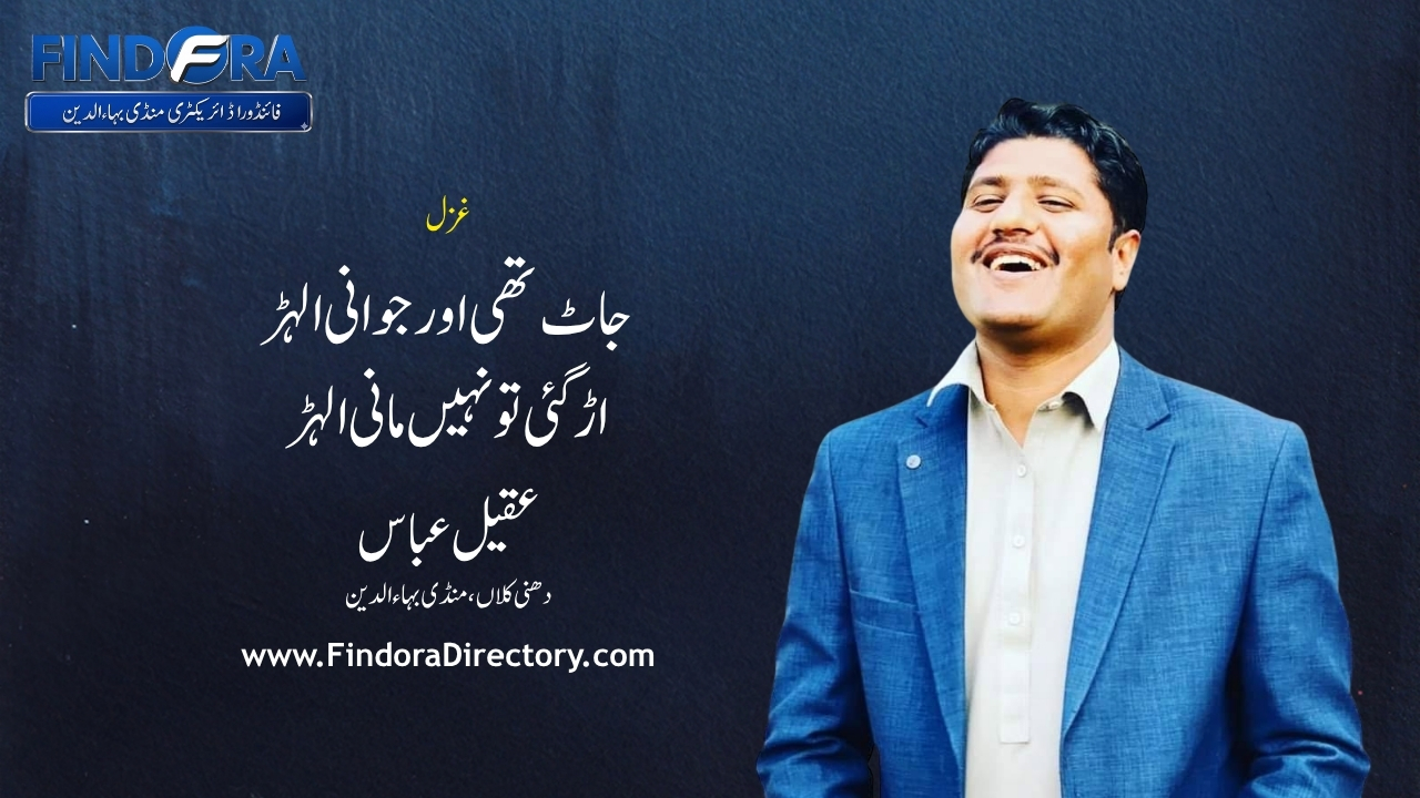 جاٹ تھی اور جوانی الہڑ | غزل | عقیل عباس