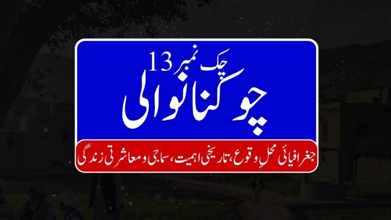 Chak 13 – Chokananwali 768x432
